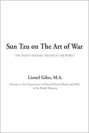 Cover of: Sun Tzu on the Art of War by Lionel Giles