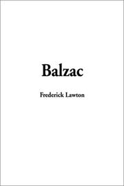 Cover of: Balzac by Frederick Lawton, Frederick Lawton