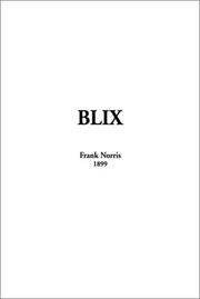 Cover of: Blix by Frank Norris