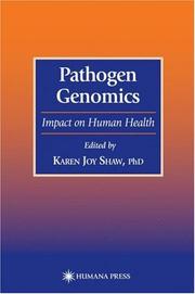 Pathogen Genomics by Karen Joy Shaw