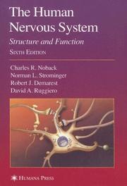 Cover of: The Human Nervous System: Structure and Function