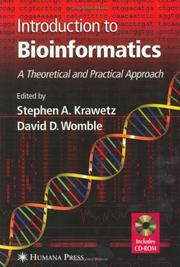 Cover of: Introduction to Bioinformatics by Stephen A. Krawetz, David D. Womble