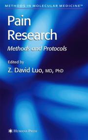 Cover of: Pain Research: Methods and Protocols (Methods in Molecular Medicine)