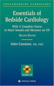 Cover of: Essentials of Bedside Cardiology (Contemporary Cardiology)