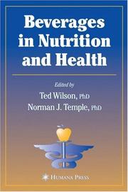 Beverages in nutrition and health cover