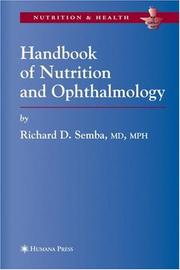 Cover of: Handbook of Nutrition and Ophthalmology (Nutrition and Health) (Nutrition and Health)