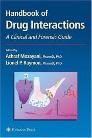 Cover of: Handbook of Drug Interactions by 