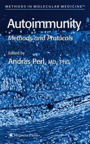 Cover of: Autoimmunity: Methods and Protocols (Methods in Molecular Medicine)