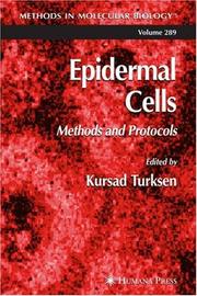 Cover of: Epidermal Cells: Methods and Protocols (Methods in Molecular Biology)