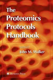 Cover of: The Proteomics Protocols Handbook by John M. Walker