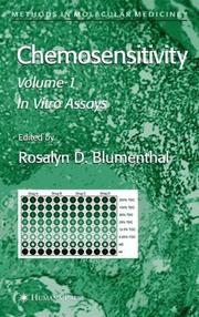 Cover of: Chemosensitivity: Volume I: In Vitro Assays (Methods in Molecular Medicine)