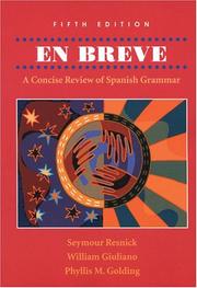 Front cover of En Breve by Seymour Resnick