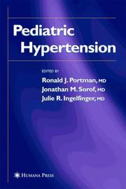 Cover of: Pediatric Hypertension (Clinical Hypertension and Vascular Diseases)