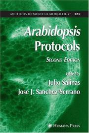 Cover of: Arabidopsis protocols