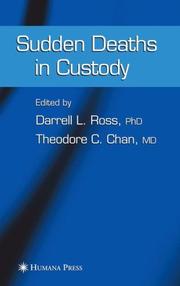 Cover of Sudden deaths in custody by 