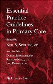 Cover of: Essential Practice Guidelines in Primary Care (Current Clinical Practice)