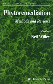 Cover of: Phytoremediation | Neil Willey