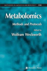 Cover of: Metabolomics by Wolfram Weckwerth