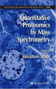 Cover of: Quantitative Proteomics by Mass Spectrometry
