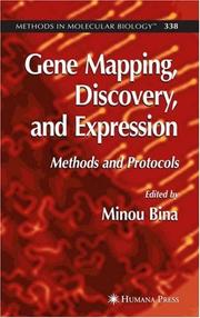 Cover of: Gene Mapping, Discovery, And Expression: Methods And Protocols (Methods in Molecular Biology) (Methods in Molecular Biology)