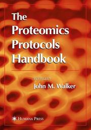 Cover of: The Proteomics Protocols Handbook by John M. Walker