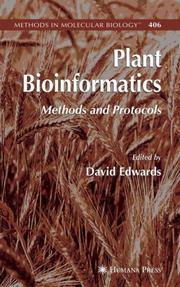Cover of: Plant Bioinformatics by David Edwards
