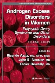 Cover of: Androgen Excess Disorders in Women (Contemporary Endocrinology) by Ricardo Azziz
