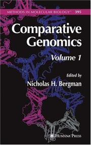 Cover of: Comparative Genomics by Nicholas H. Bergman