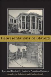 Cover of: Representations of slavery