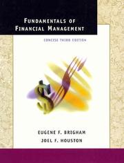 Cover of: Fundamentals of Financial Management: Concise Edition with Student CD-ROM