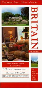 Cover of: Britain: Including Ireland (Charming Small Hotel Guides: Britain)