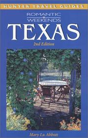 Cover of: Texas: Romantic Weekends (Romantic Weekends Series)
