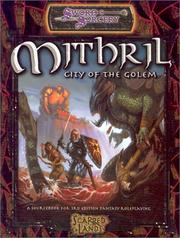 Cover of: Mithril: City of the Golem (D20 Generic System)