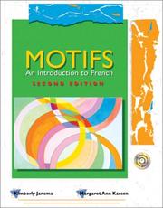 Cover of: Motifs: An Introduction to French