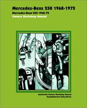 Cover of: Mercedes Benz 250 1968-1972 Autobook: Owners Workshop Manual