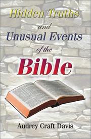 Cover of: Hidden Truths (and Unusual Events of the Bible)