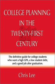 Cover of: College Planning in the Twenty-First Century