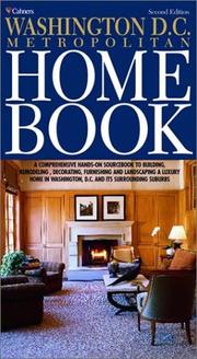 Cover of: Washington DC Metropolitan Home Book