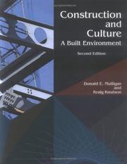 Cover of: Construction And Culture by Donald E. Mulligan, Kraig Knutson