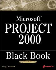 Cover of: Microsoft project 2000 black book