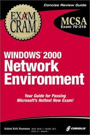 Cover of: MCSA Windows 2000 network environment