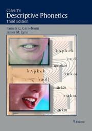 Cover of: Descriptive Phonetics by Pamela, Ph.D. Garn-Nunn, James M. Lynn, Donald R. Calvert