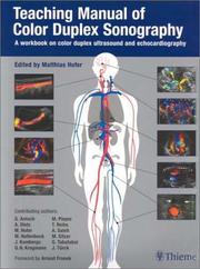 Cover of: Teaching Manual of Color Duplex Sonography: A Workbook on Color Duplex Ultrasound and Echocardiography