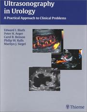 Cover of: Ultrasonography in Urology: A Practical Approach to Clinical Problems