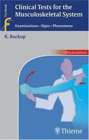 Cover of: Clinical Tests For The Musculoskeletal System: Examinations-Signs-Phenomena (Flexibook)