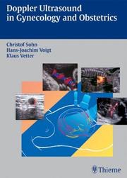 Doppler ultrasound in gynecology and obstetrics by Christof Sohn, Hans-Joachim Voigt