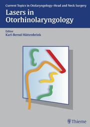 Cover of: Lasers In Otorhinolaryngology | Karl-Bernd, M.D. Huettenbrink