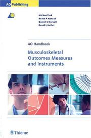 Cover of: Musculoskeletal Outcome Measures And Instruments