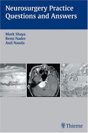 Cover of: Neurosurgery Practice Questions And Answers