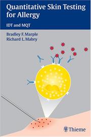Cover of: Quantitative Skin Testing for Allergy: Idt And Mqt